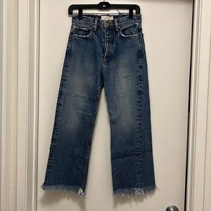 The Great vintage inspired flare leg jean